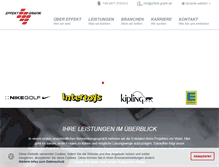 Tablet Screenshot of effekt-grafik.de